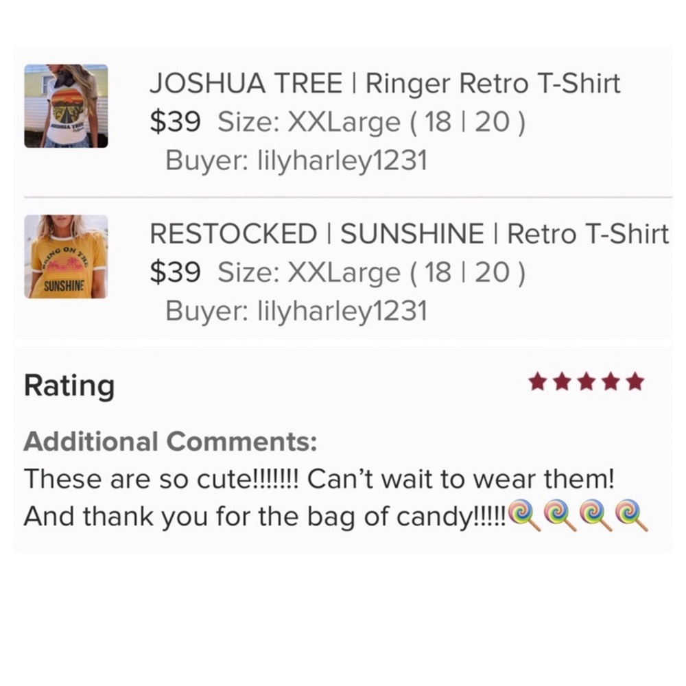 Ringer Y2K Retro T-Shirt - Picture 6 of 9